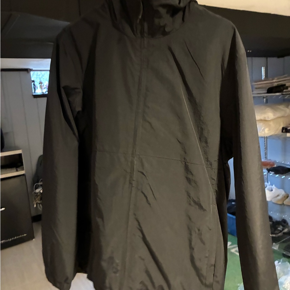 Men's Classic Black Windbreaker
